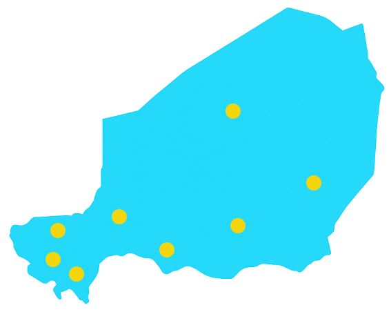 Carte du Niger